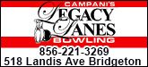 Campani's Legacy Lanes Sponsorship Banner